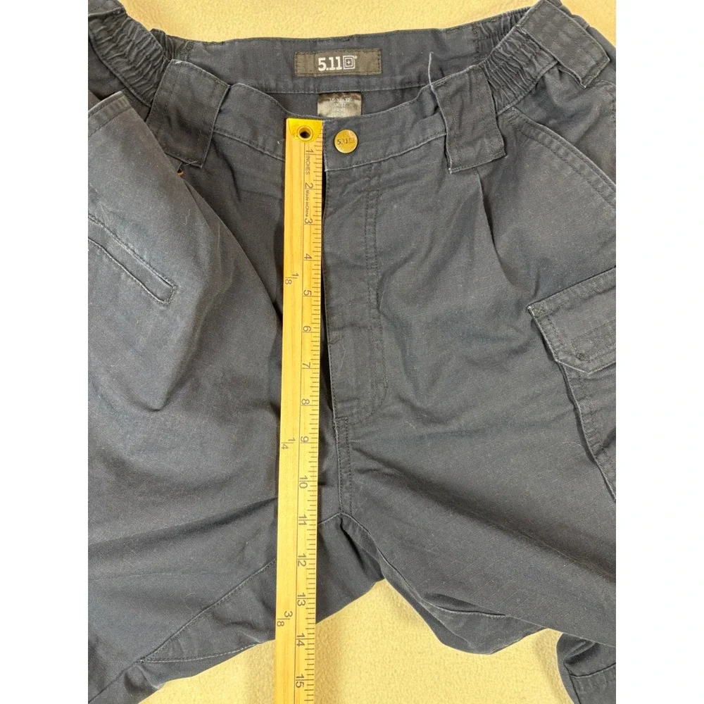 5.11 Tactical Mens‎ Navy Blue Ripstop Cargo Pants Utility Workwear 32x32